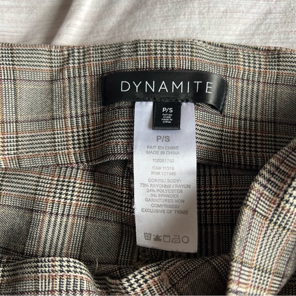 Dynamite Plaid Dresss Pants - Picture 2 of 5